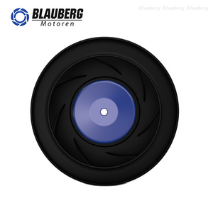BE-B220C-EC-N07 Blauberg 220mm dc Radial plastic backward curved blades centrifugal fan for cooling