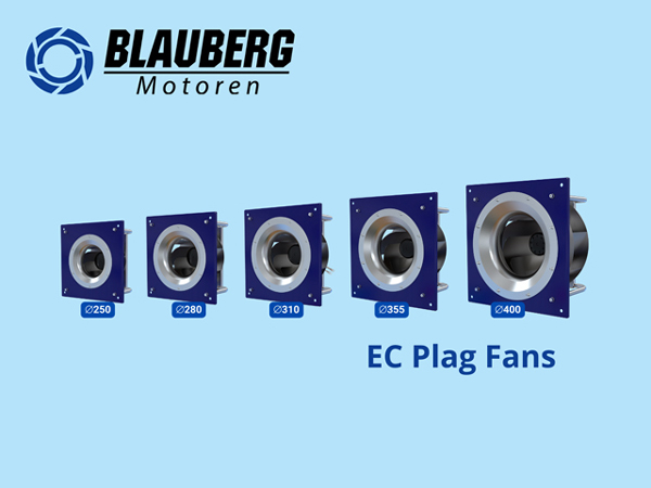 Introducing The New Design of Blauberg Motoren Plug Fans
